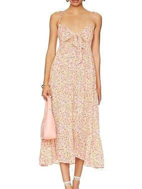 New Show Me Your MuMu Sonnet zmaxi Dress in Beachy Blossom